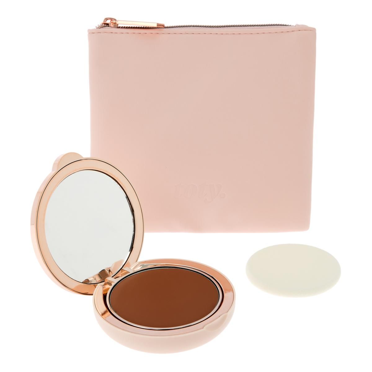 toty Always Divinia Ilumina CC Creamy Compact SPF 50+ and Pouch | HSN | HSN