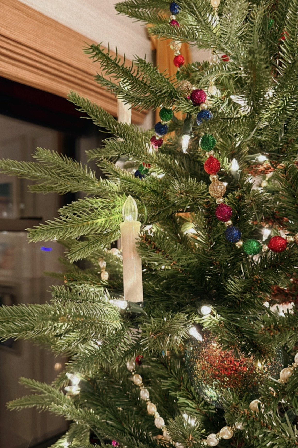 Christmas tree flameless taper candles - clip on! 

#LTKhome #LTKSeasonal #LTKHoliday