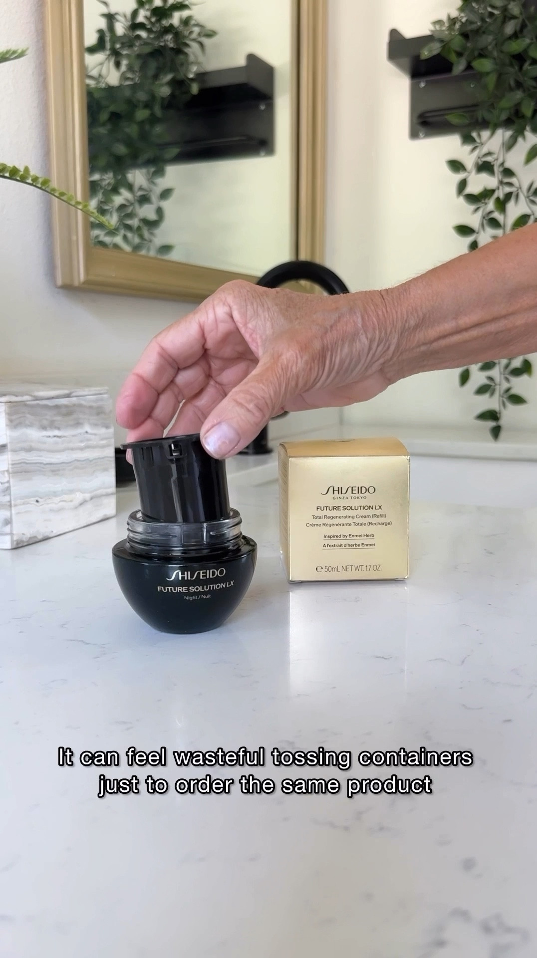 #Shiseidopartner I’ve been using the @Shiseido Future Solution LX Night Cream for awhile and now I can repurchase it sustainably with their easy-to-swap refill system @Nordstrom.

It pops right out, the new one clicks right in, and just like that… same glow, less waste! 

#FutureSolutionLX #SustainableSkincare

#LTKGiftGuide #LTKWatchNow #LTKBeauty