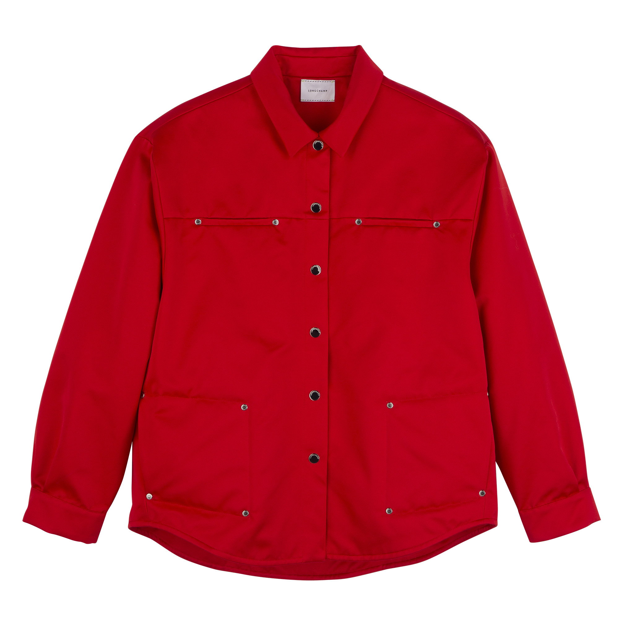 Shirt Red - Techno satin | Longchamp US | Longchamp