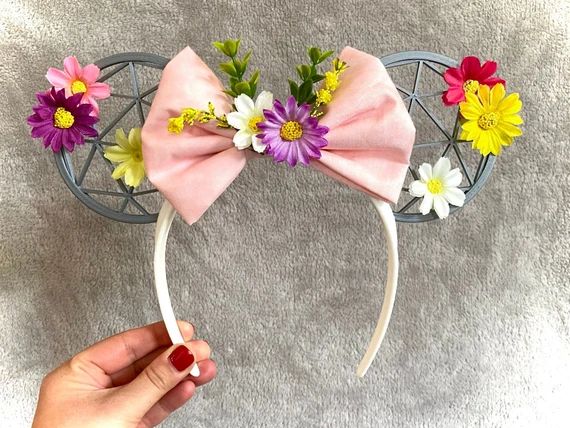Special Edition Epcot Flower and Garden Minnie Mouse 3D Ears | Etsy | Etsy (US)