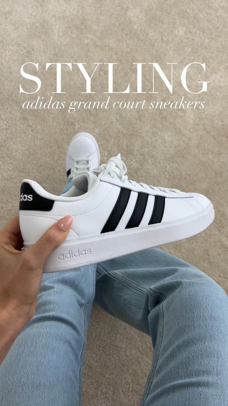 Styling these Adidas Grand Court 2.0 sneakers! Tbh I prefer them over the Sambas. The cushion around the ankles & in the sole make these super comfy for everyday wear and travel!

// adidas sneakers, sneakers, women’s sneakers, neutral sneakers, white sneakers, casual sneakers, everyday sneakers, travel sneakers, spring trends, spring fashion, trendy sneakers, trendy sneakers for women, spring fashion, spring fashion trends, adidas shoes, casual outfit, everyday outfit, travel outfit, wide leg denim, flare leggings, flared leggings, wide leg jeans, crop top, cardigan, coat cardigan, coatigan, trench coat, gifts for her, Adidas, Aerie, Aerie leggings, Abercrombie, Abercrombie jeans, Amazon fashion, neutral outfit, neutral fashion, neutral style, minimalist style, Nicole Neissany, Neutrally Nicole, neutrallynicole.com (2.29)

#LTKtravel #LTKshoecrush #LTKsalealert #LTKSpringSale #LTKfindsunder50 #LTKfindsunder100 #LTKVideo