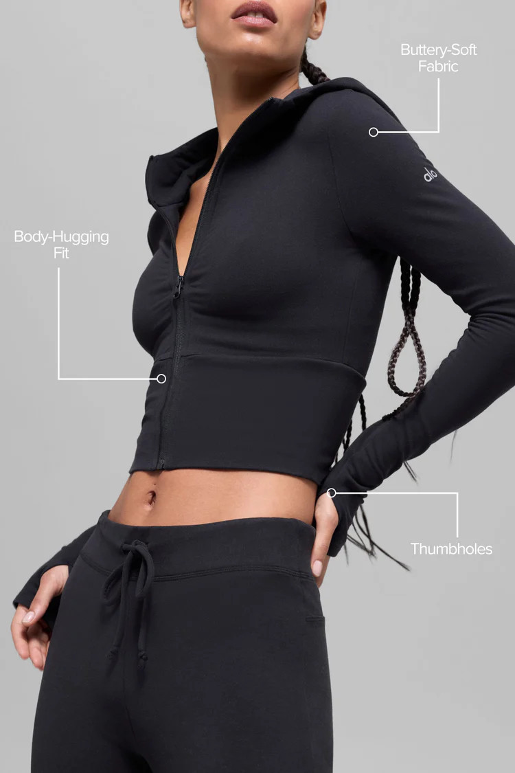Sway Full Zip Hoodie | Alo Yoga (US)