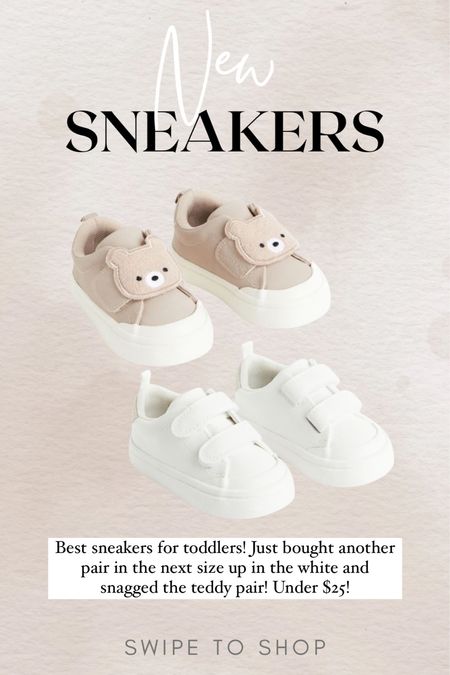 Best sneakers for toddlers. Have the white and bought another size. Just bought the teddy pair. So cute! 

Toddler boy sneakers, baby boy style, affordable baby clothes 

#LTKfindsunder50 #LTKbaby