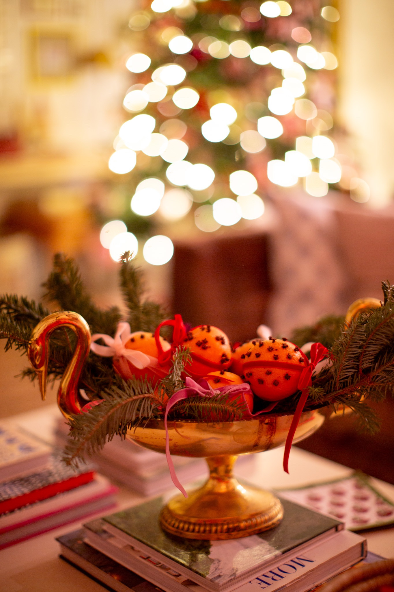 Homemade pomanders for the coffee display in a vintage brass bowl 

#LTKGiftGuide #LTKHoliday #LTKHome