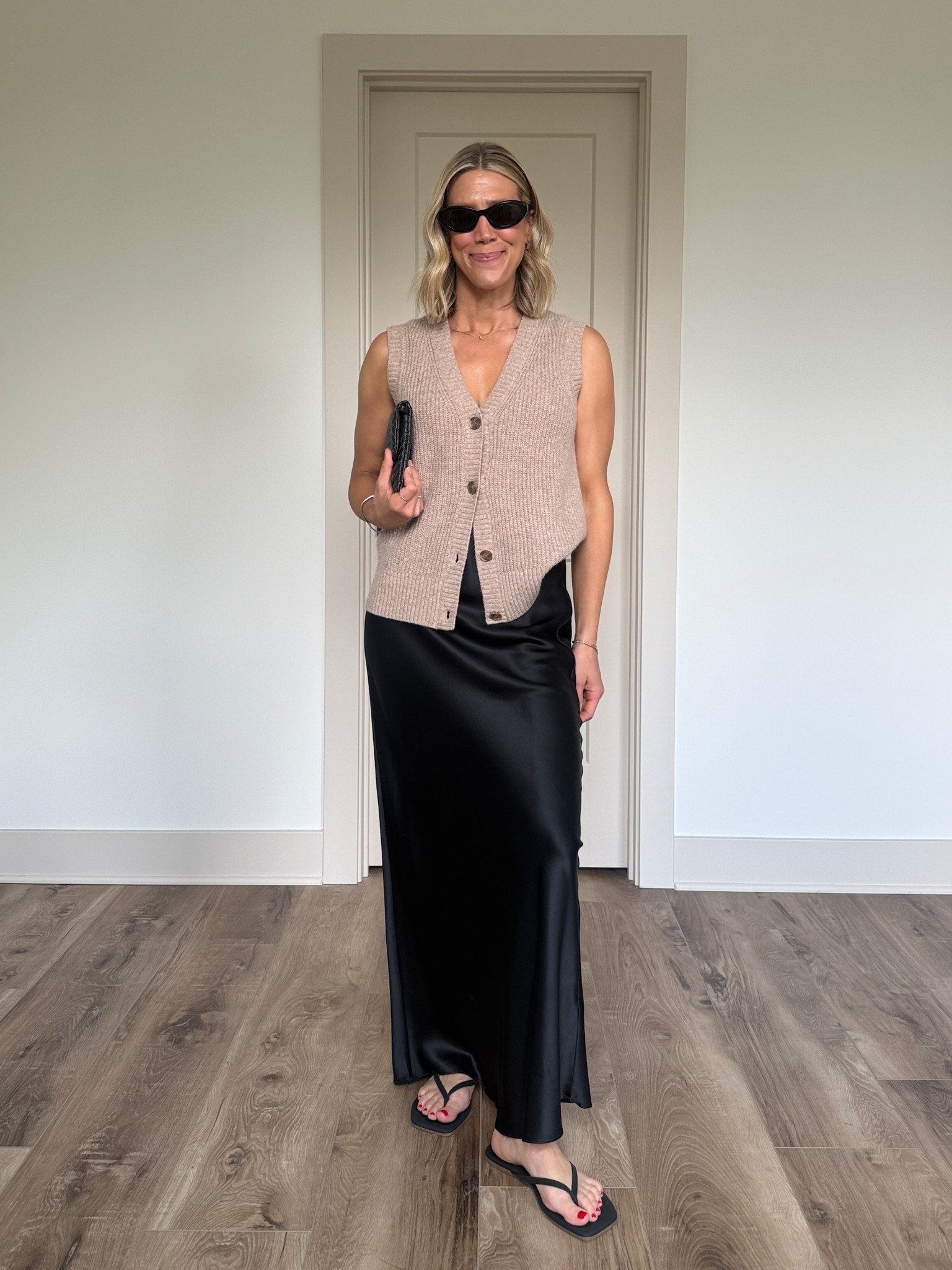 Wearing small silk skirt, small cashmere vest

@Quince #quincepartner

#LTKgrwm #LTKOver40 #LTKootd