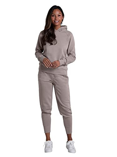 Fruit of The Loom Womens Crafted Comfort Joggers & Open Bottom Sweatpants, Walnut Heather, X-Large US | Amazon (US)