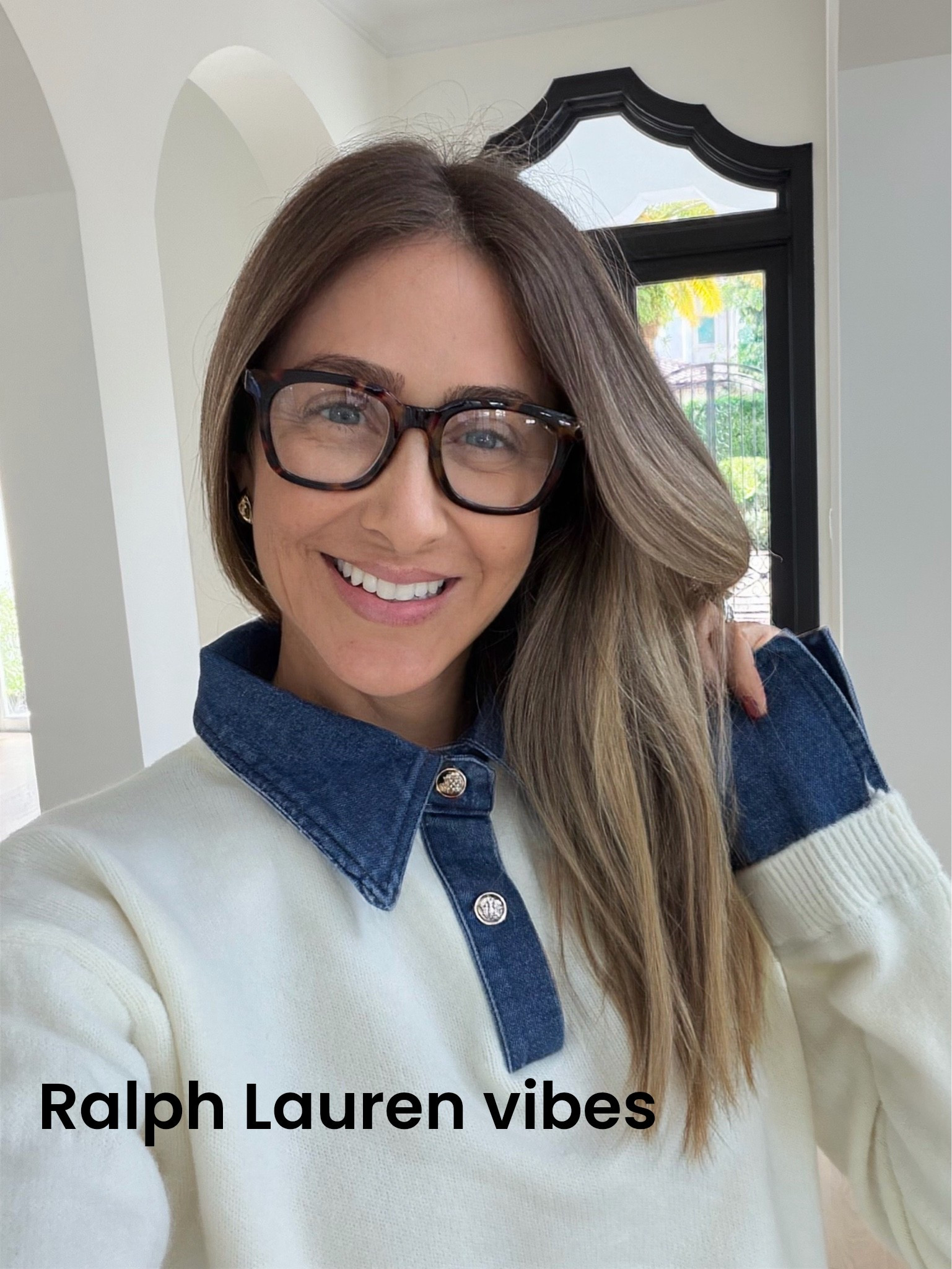 Ralph Lauren sweater vibes but Amazon price 
🫶🏻🫶🏻 so good