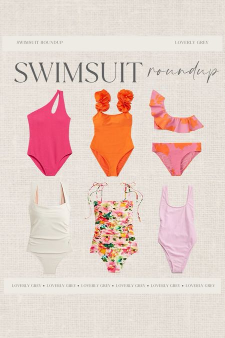 Swimsuit roundup! I am loving all the bright colors for summerl. Loverly Grey, swimsuits 

#LTKSeasonal #LTKSwim #LTKStyleTip