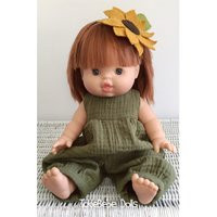 Doll Clothes - Fall Romper Only Olive Green Double Gauze Cotton Fabric Ticklebebe Dolls | Etsy (US)