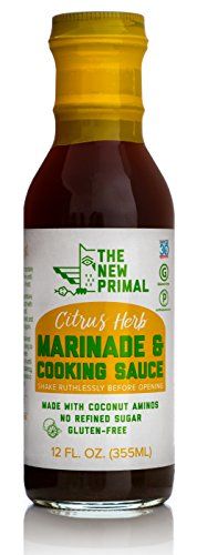 The New Primal Citrus Herb Marinade & Cooking Sauce, Certified Paleo, Certified Gluten-Free, Sugar-F | Amazon (US)