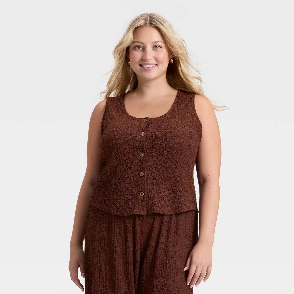 Women's Textured Vest - A New Day™ | Target