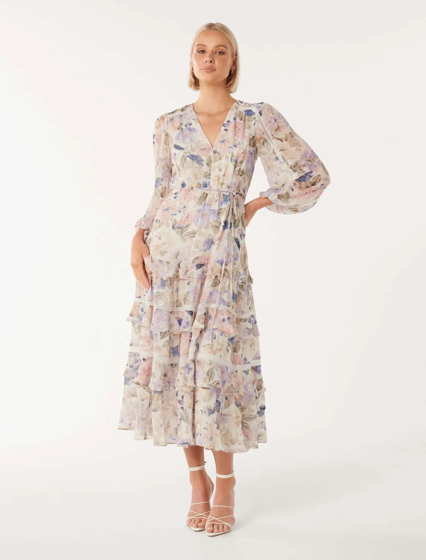 Locky Trim Detail Midi Dress | Forever New (UK & IE)