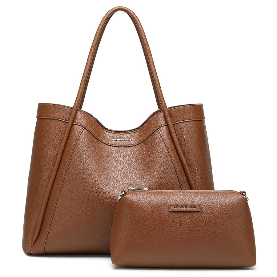 Tote Bag for Women Vegan Leather Shoulder Purse Weekender Bag Shopper Handbag | Amazon (US)