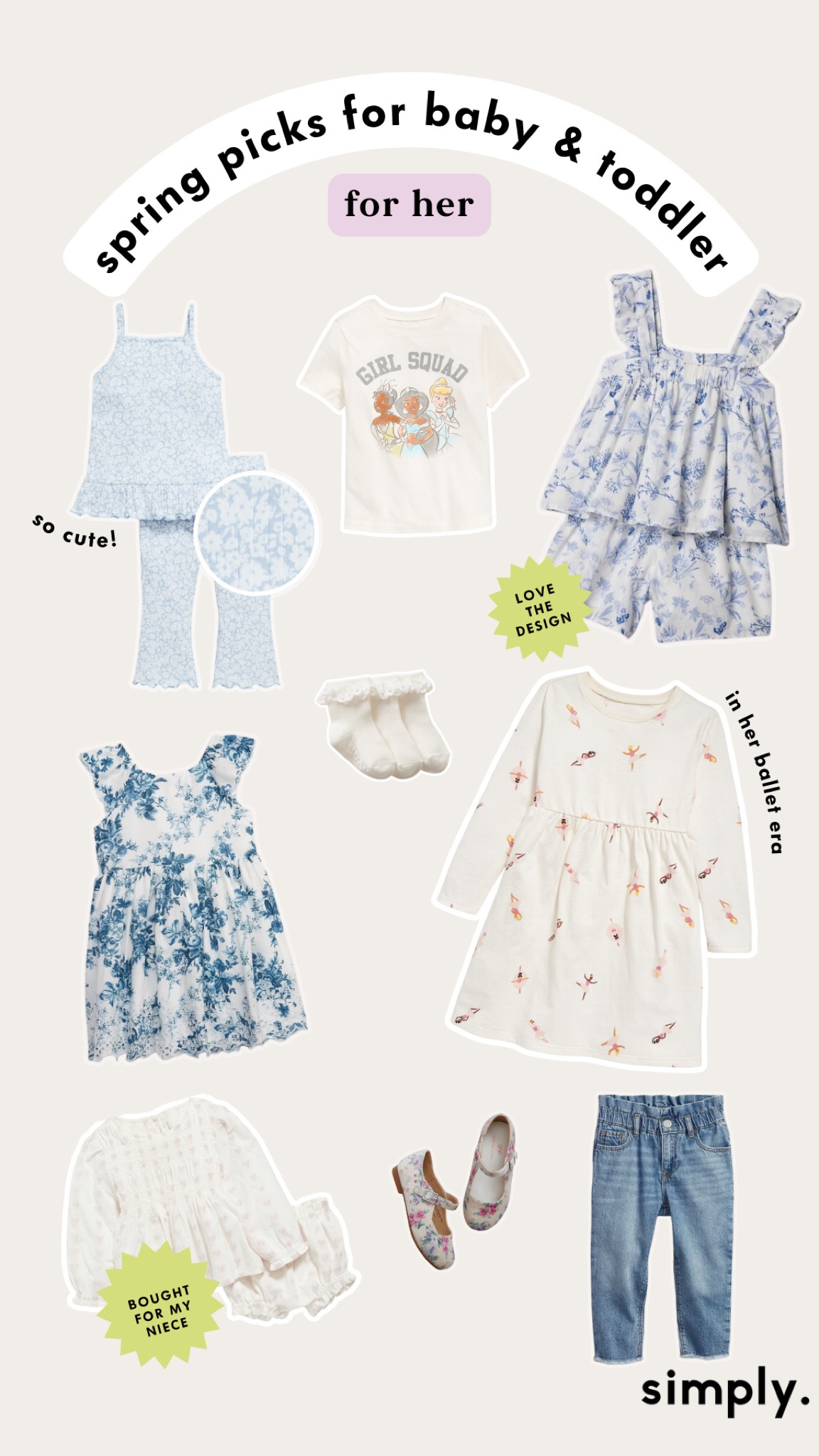 Baby and toddler spring picks!