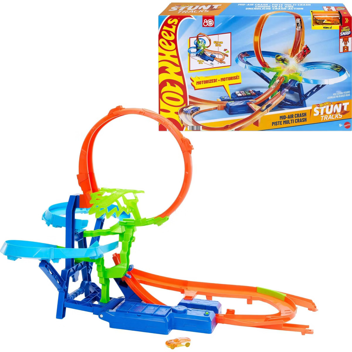 Hot Wheels Action Mid-Air Multi-Crash Toy Vehicle Playset - 37pk | Target