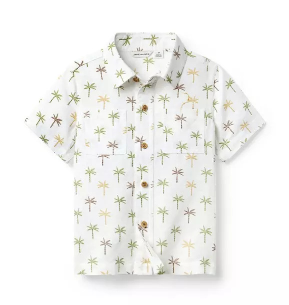 The Linen-Cotton Double Pocket Shirt | Janie and Jack