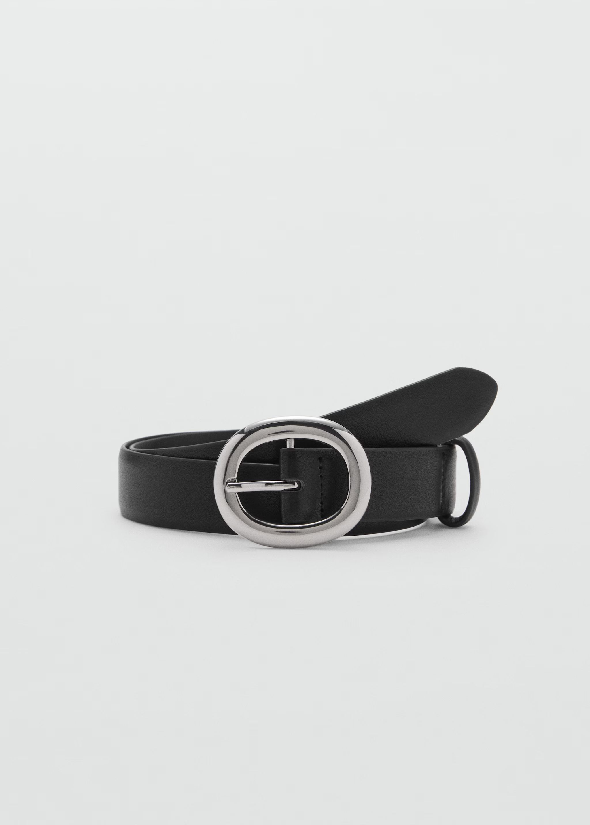 Rounded buckle belt | MANGO (US)