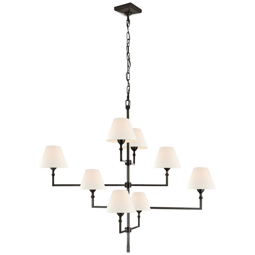 Jane Large Offset Chandelier | Visual Comfort