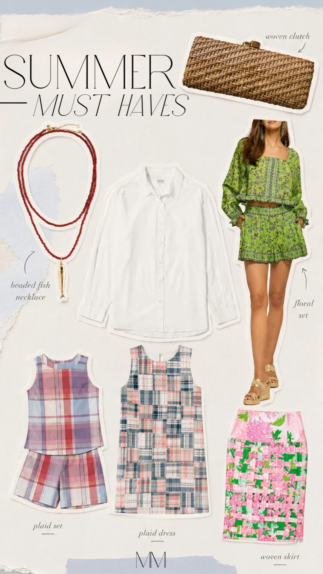 Summer Must Haves ☀️
The pieces you’ll be reaching for all season long: breezy linen shirts, effortless plaid sets, chic woven skirts, matching floral sets, statement accessories, and timeless vacation ready staples. Think elevated summer style for beach days, brunch plans, vacations, and everything in between. Lightweight, effortless, and endlessly wearable. ✨

[summer must haves] [summer fashion] [vacation outfits] [resort wear] [linen shirt] [matching set] [plaid dress] [woven skirt] [beach vacation style] [coastal chic] [summer wardrobe] [LTK finds] [warm weather outfits] [timeless style] [summer staples]

#LTKOver40 #LTKTravel