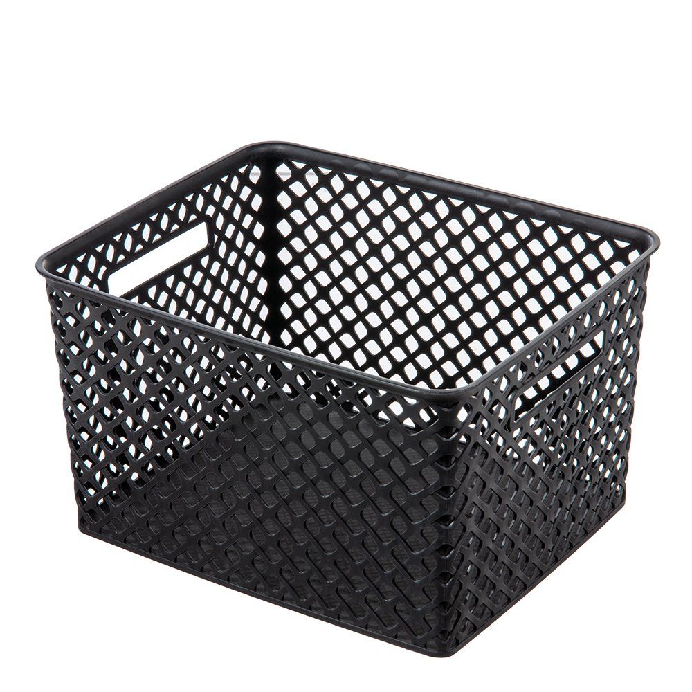 Mainstays Large Decorative Basket, Black | Walmart (US)