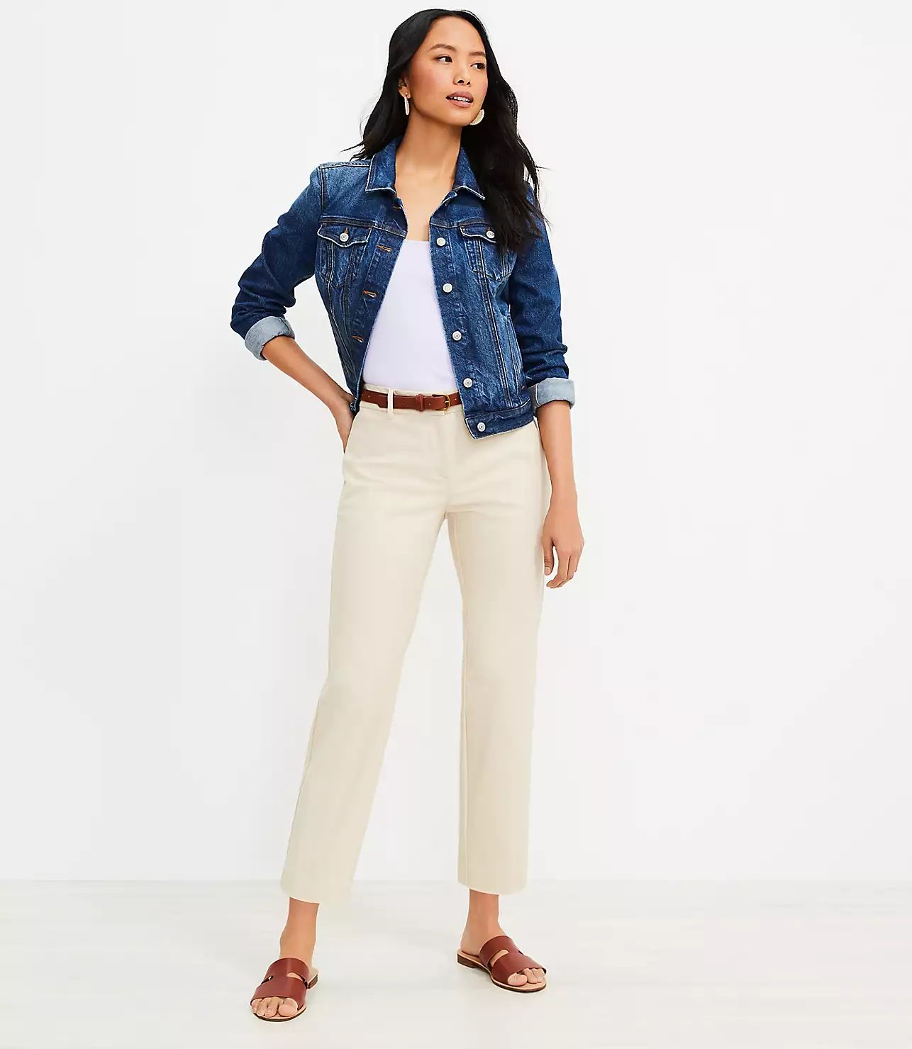 Riviera Slim Pants | LOFT