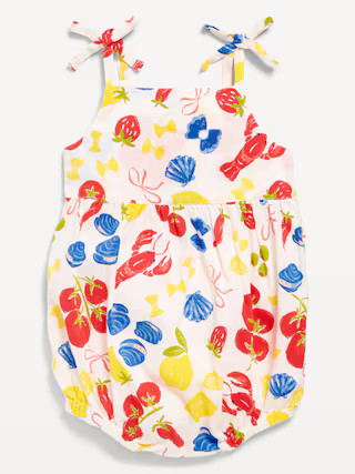 Printed Sleeveless One-Piece Romper for Baby | Old Navy (US)
