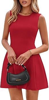 PRETTYGARDEN Summer Dresses for Women 2026 Red Work Dress Outfit Work Dresses Amazon Work Outfits | Amazon (US)