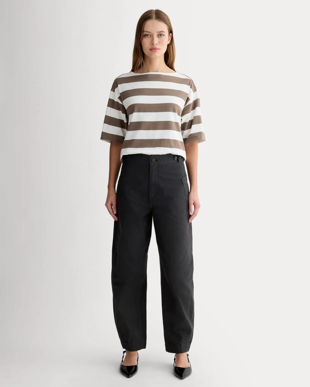 Everlane Fatigue Barrel Pant | Black | 00 | Cotton | Everlane