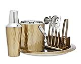 Amazon.com: Godinger 9 Piece Barware Set, Aztec Gold: Home & Kitchen | Amazon (US)