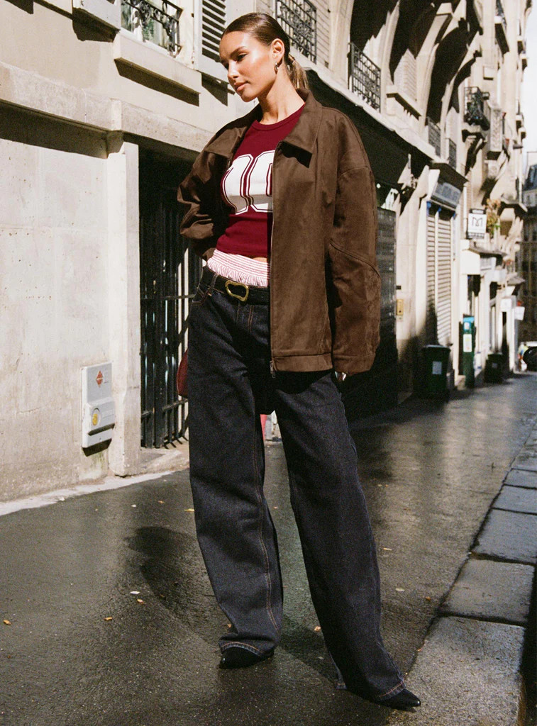 Top Model Jeans Charcoal | Princess Polly US