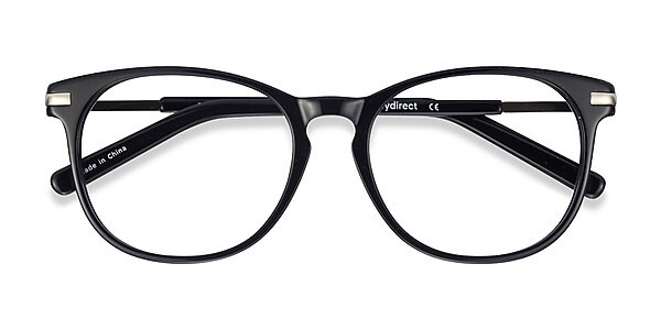 Decadence Round Black Full Rim Eyeglasses | Eyebuydirect | EyeBuyDirect.com