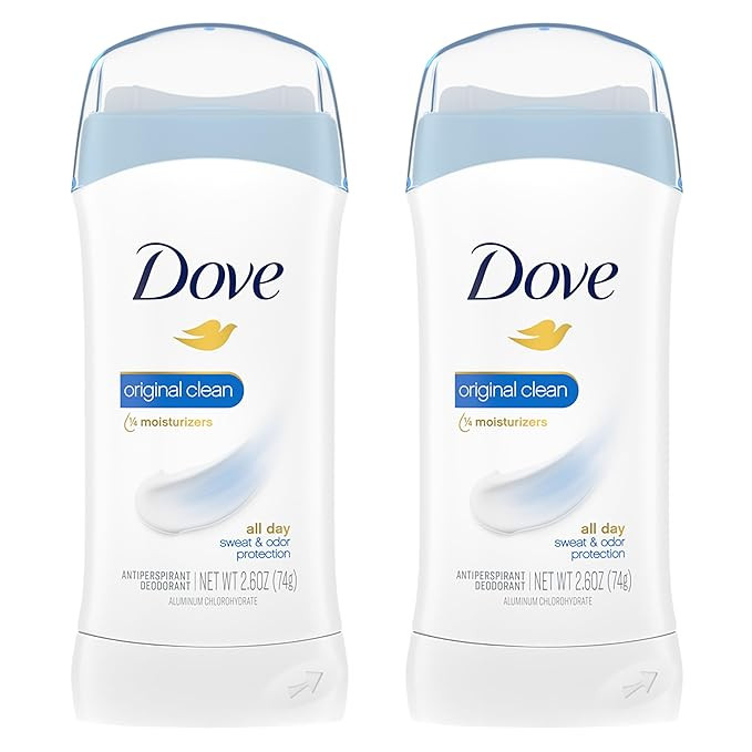 Dove Invisible Solid Antiperspirant Deodorant Stick for Women, Original Clean, For All Day Undera... | Amazon (US)