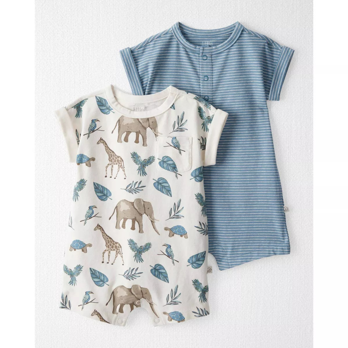 Little Planet by Carter's Organic Baby 2pk Romper | Target