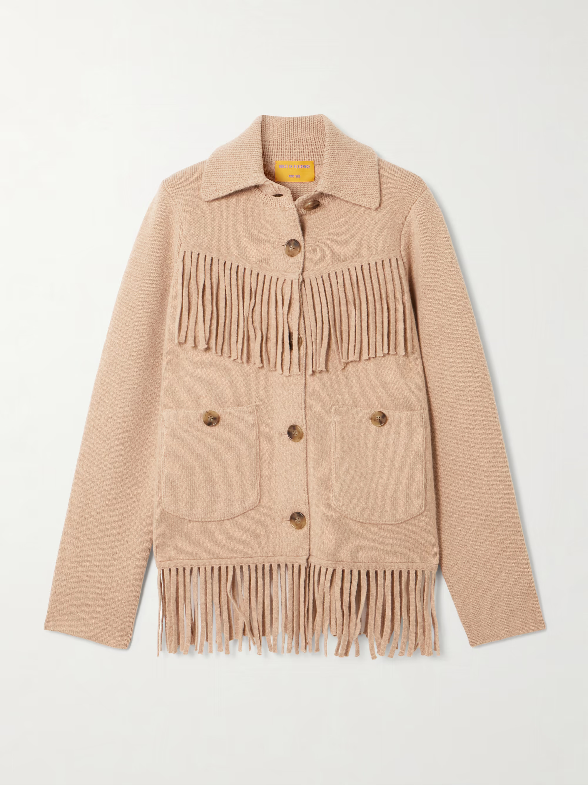 Fringed cashmere cardigan | NET-A-PORTER (UK & EU)