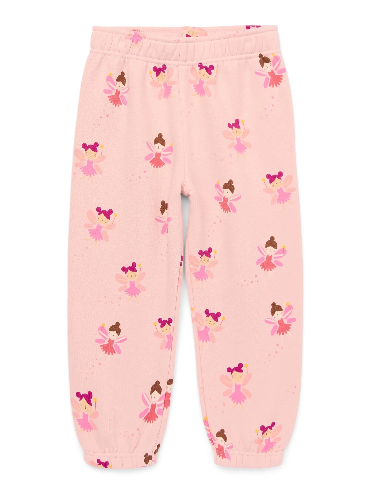 Garanimals Toddler Girl Print Fleece Joggers, Sizes 2T -5T - Walmart.com | Walmart (US)