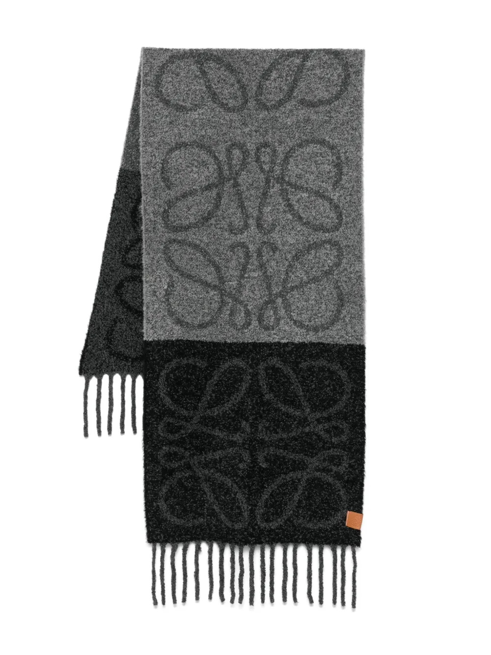LOEWE Anagram Scarf | Grey | FARFETCH | Farfetch Global
