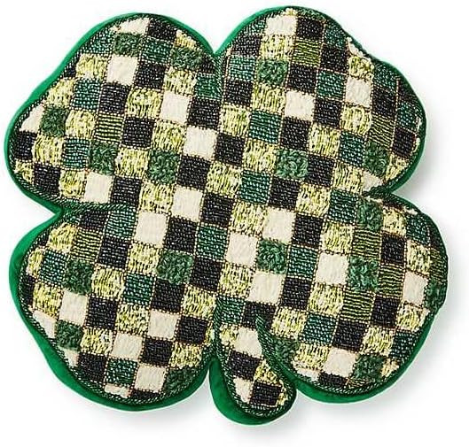 MACKENZIE-CHILDS Throw Pillow, Decorative Pillow, Lucky Clover | Amazon (US)