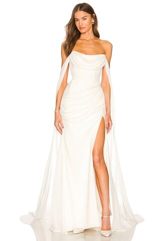 Katie May Athens Gown in Ivory from Revolve.com | Revolve Clothing (Global)
