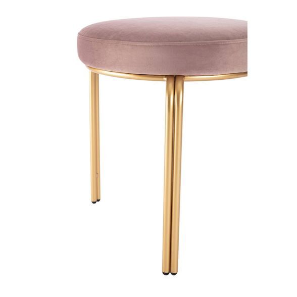 Stackable Round Metal Stool - WOVENBYRD | Target