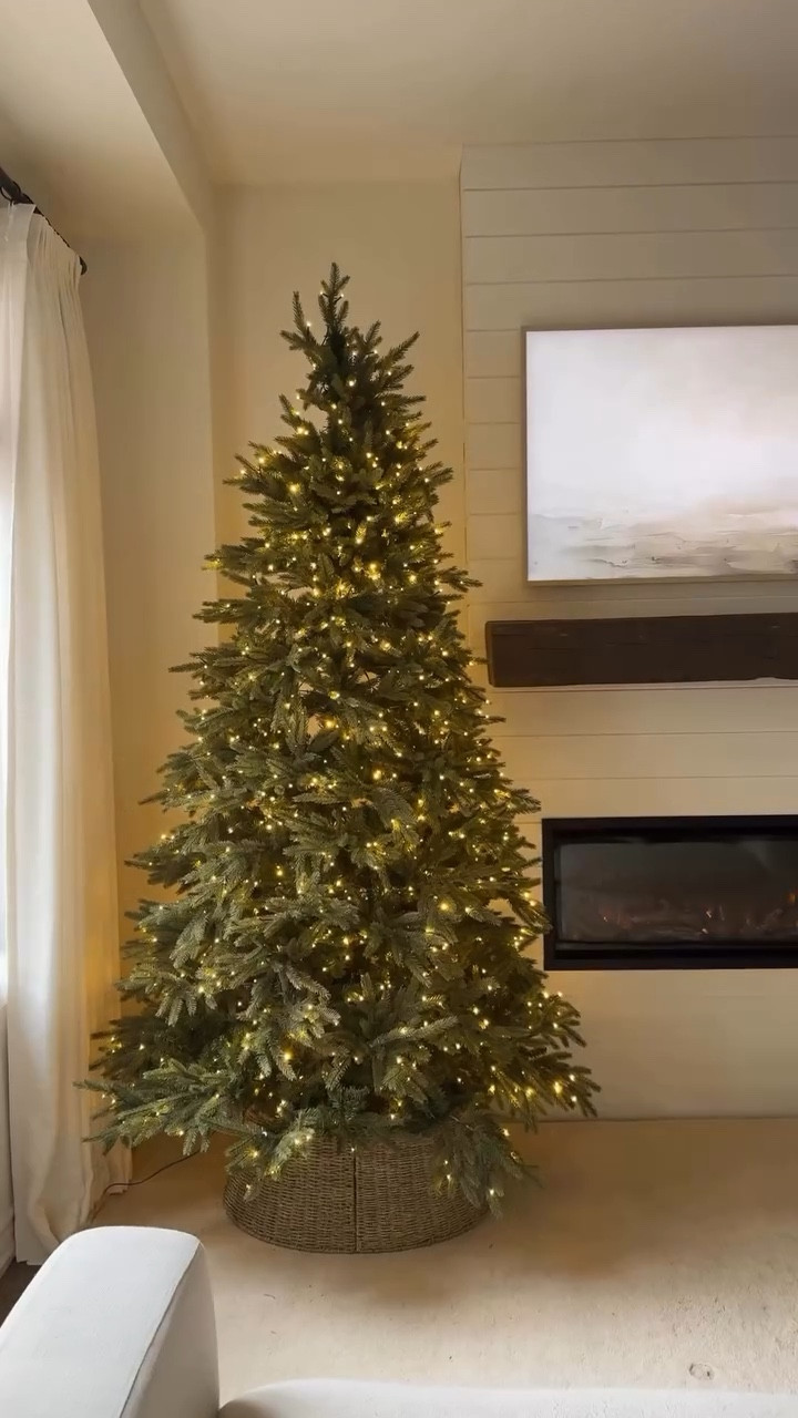 the twinkle tree of my dreams ✨ the perfect shape, realistic branches and soft twinkling lights.. this tree caught my eye when I was out shopping for the viral grand duchess and in my opinion was even a little nicer. I can’t wait to decorate it but I must say, I love an undecorated tree for the month of November. What should I do, decorate her now or leave her plain for a little longer? 



#LTKholiday