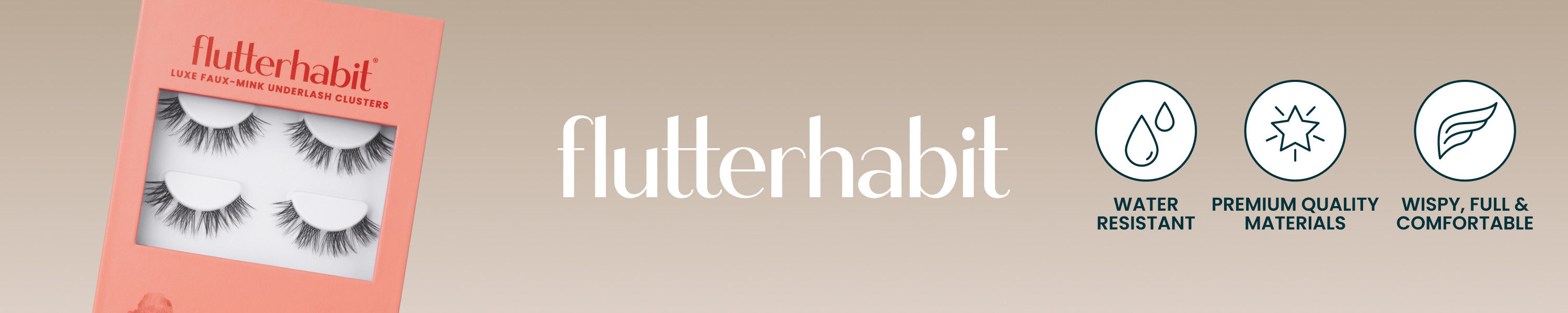FlutterHabit The Dreamer prepTECH Classic 6 Pair Underlash Extensions, 7\u201314mm Wispy Lash Clu... | Amazon (US)