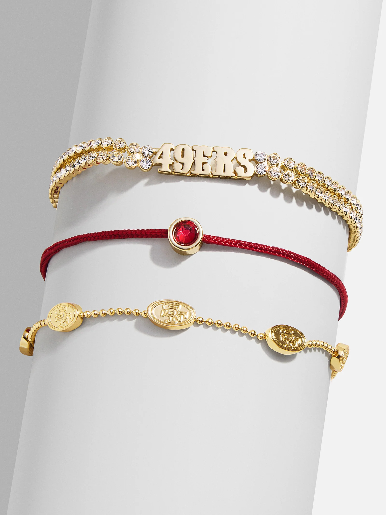 NFL Bracelet Set - San Francisco 49ers | BaubleBar (US)