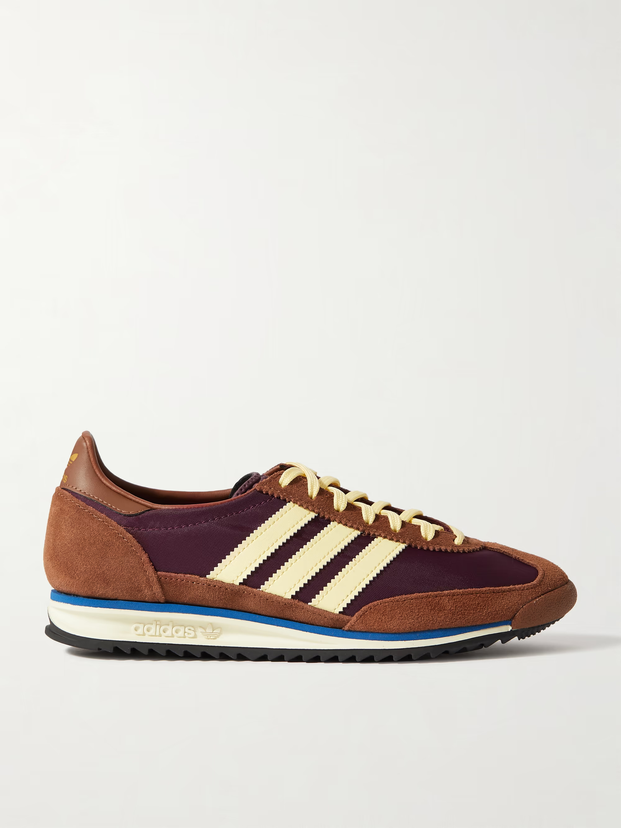 SL72 leather and suede-trimmed mesh sneakers | NET-A-PORTER (UK & EU)