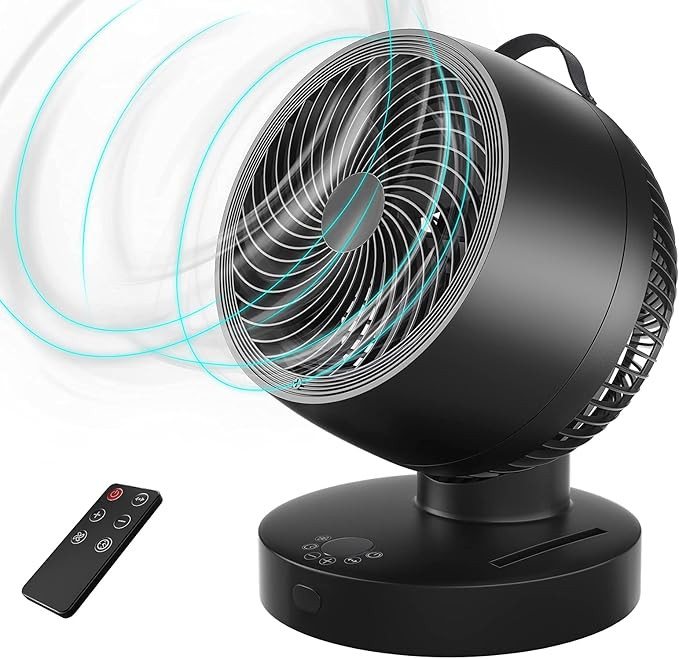 Air Circulator Fan, Blade 8", 6 Speeds 4 Wind Modes, Horizontal Vertical Oscillating, Indoor Circ... | Amazon (US)
