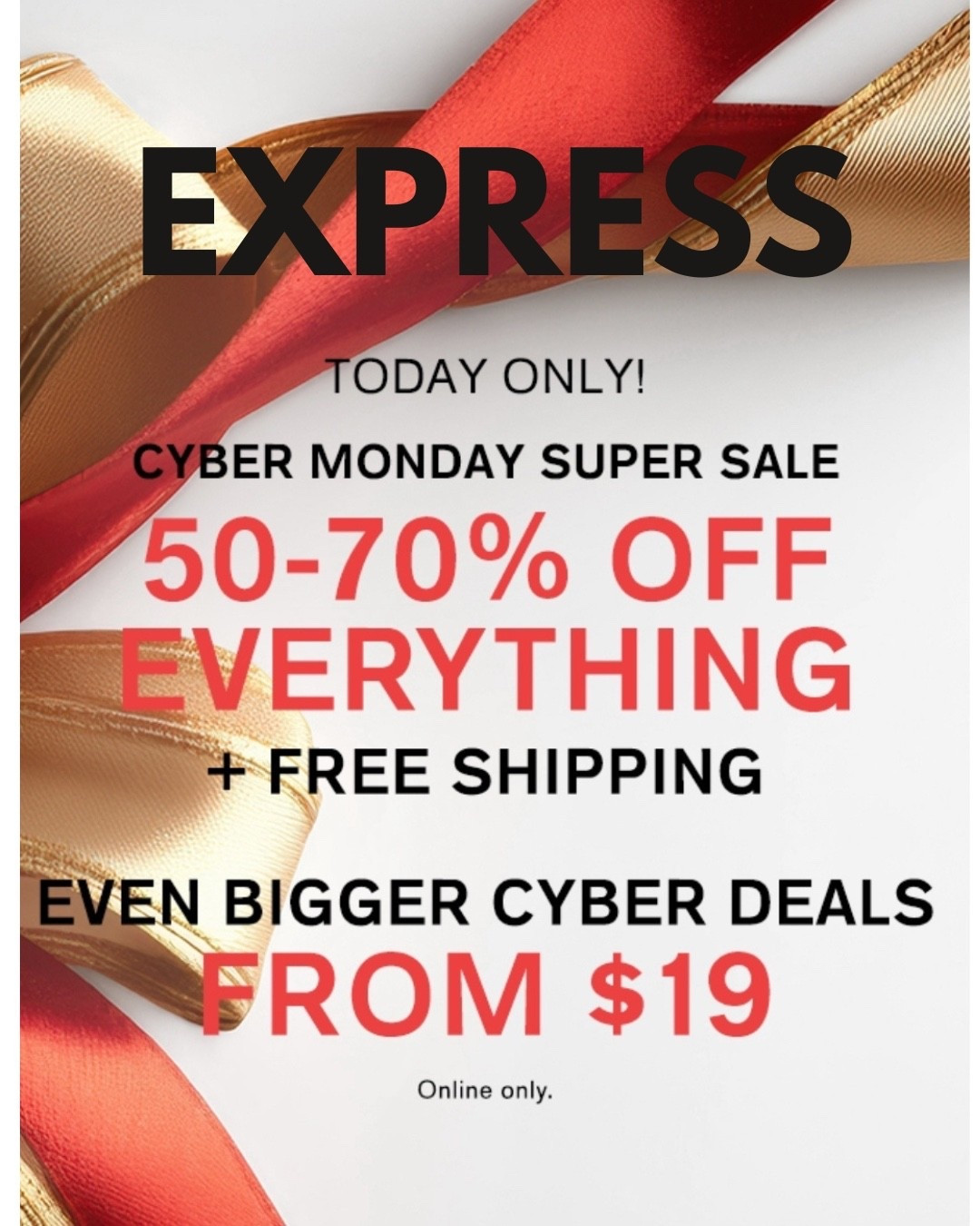 SALE now at Express‼️ 50% to 70% OFF Site Wide!! And FREE Shipping on ALL orders!!
🛍️  Tap any photo to shop the entire Sale!!
Gifts 🎁- Christmas Dress 👗 Party Outfit- Friendsgiving - Black Friday- Cyber Monday - XMas Gifts - WorkWear- New Years Eve 

Follow my LTK @fashionistanyc on the @shop.LTK app to view this post and get my exclusive app-only content!

#liketkit #LTKCyberWeek #LTKSaleAlert #LTKGiftGuide #LTKSeasonal #LTKHoliday #LTKootd #LTKgrwm #LTKFindsUnder50 #LTKdayinmylife
@shop.ltk
https://liketk.it/5CwYY