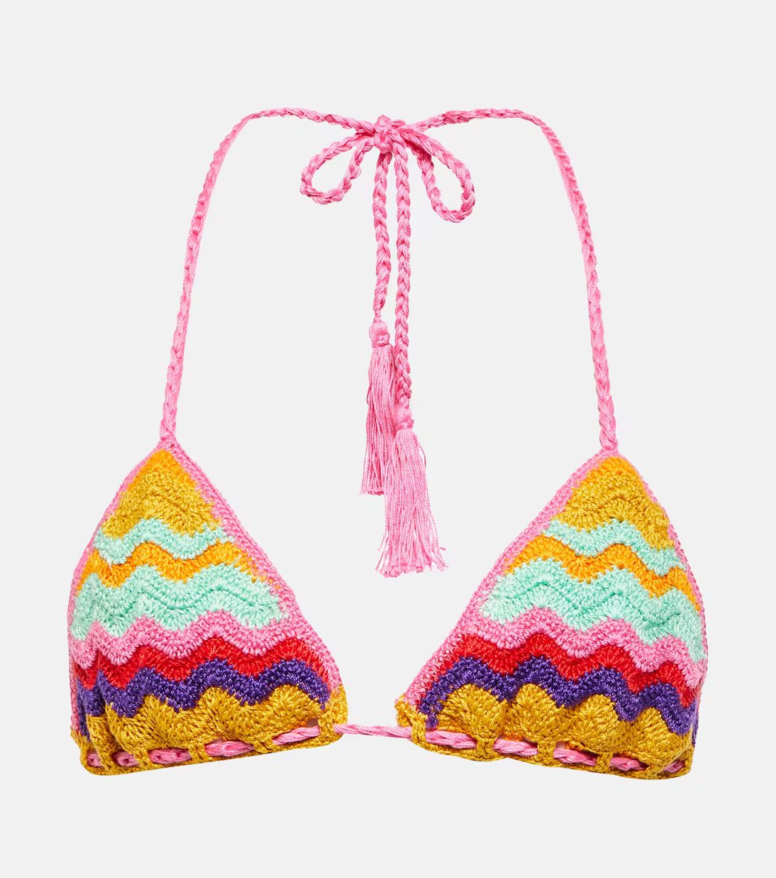 Crochet cotton bikini top | Mytheresa (US/CA)
