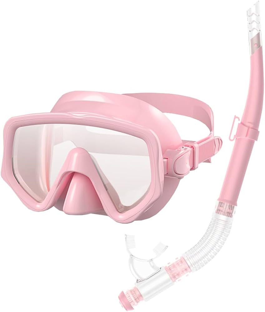 Snorkeling Gear for Adults, Dry-Top Snorkel Set Scuba Diving mask, 180\u00b0Panoramic Wide View P... | Amazon (US)