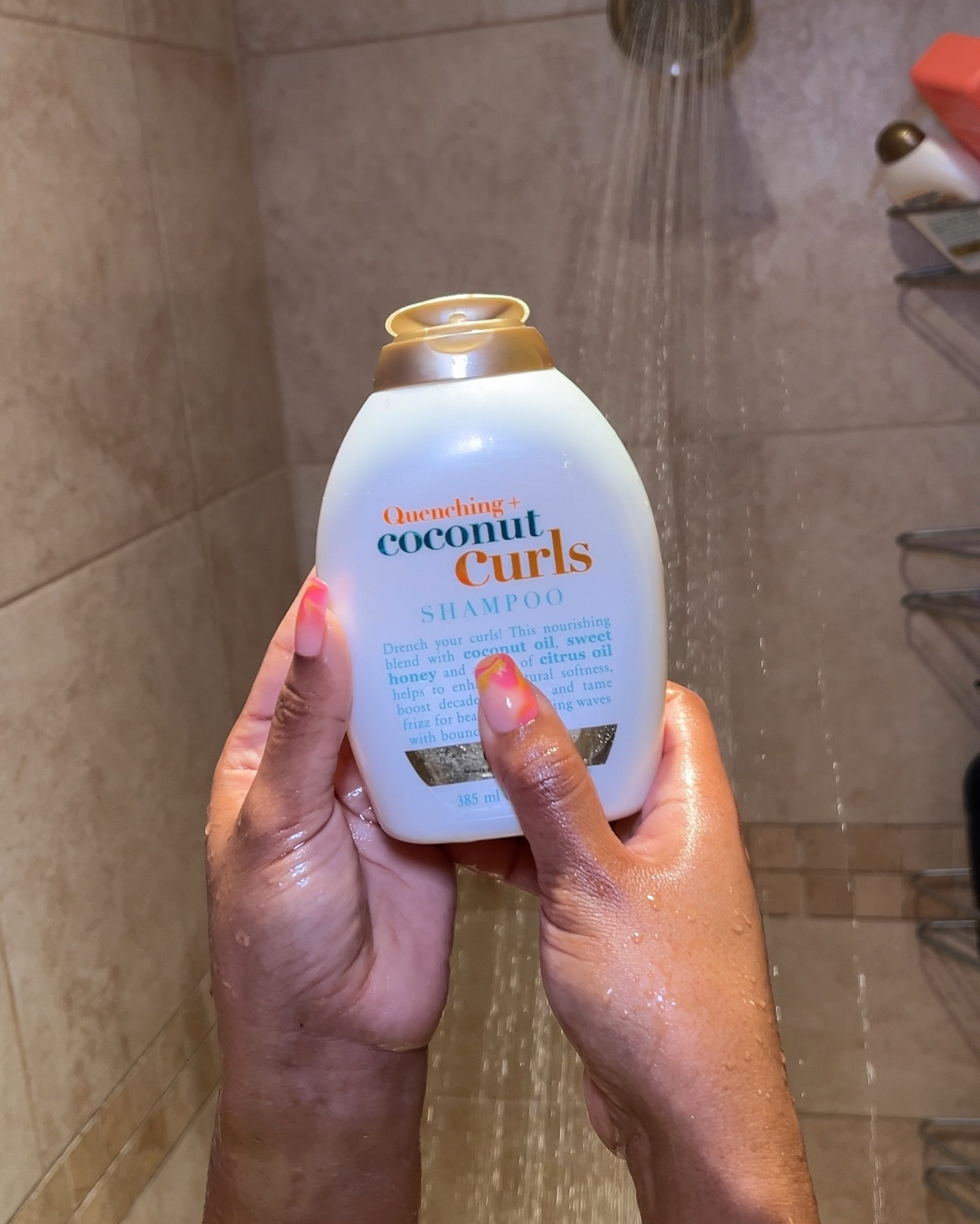 My weakness is anything coconut or vanilla scented 😩 I love for my hair scent to match my body scents! The coconut curls shampoo and conditioner from OGX is 🔥
#haircare #curlyhair #naturalhair

#LTKFindsUnder50 #LTKBeauty