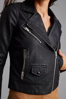 BLANKNYC Faux Leather Moto Jacket | Anthropologie (US)